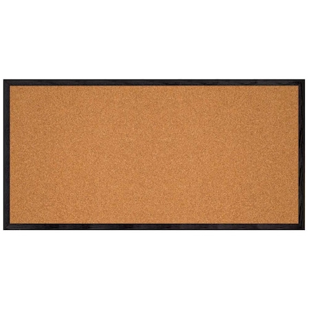 United Visual Products Decor Wood Combo Board, 36"x24", Walnut/White Porcelain & Medium Grey UV702DEFAB-WALNUT-WHTPORC-MEDGRY